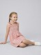 Vestido Estampado Con Smock Piedra
