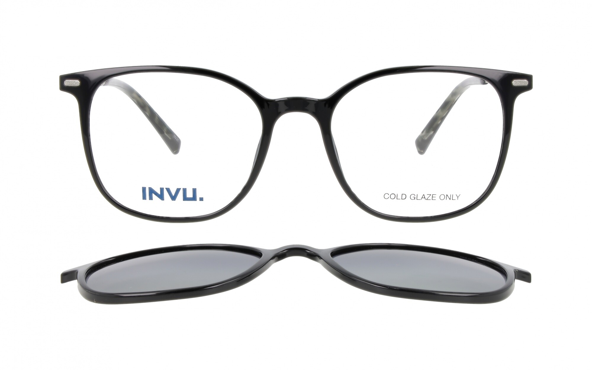 INVU Clip-On 42517A col Black/Silver — Optica Florida