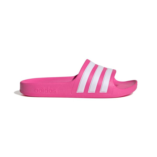 Ojotas Adidas Adilette Aqua de Niños - IG4860 Rosa Fuerte-blanco