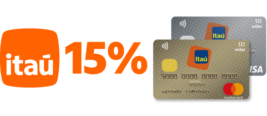 15% OFF ITAÚ CRÉDITO