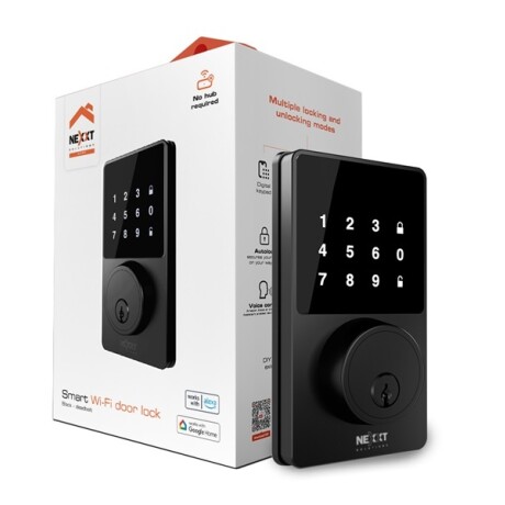 Nexxt Solutions Connectivity - Smart doorlock Negro - Material: Policarbonato compuesto por una aleación de zinc Nexxt Solutions Connectivity - Smart doorlock Negro - Material: Policarbonato compuesto por una aleación de zinc