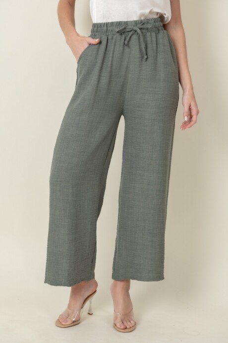 PANTALON CITRONELA Verde seco