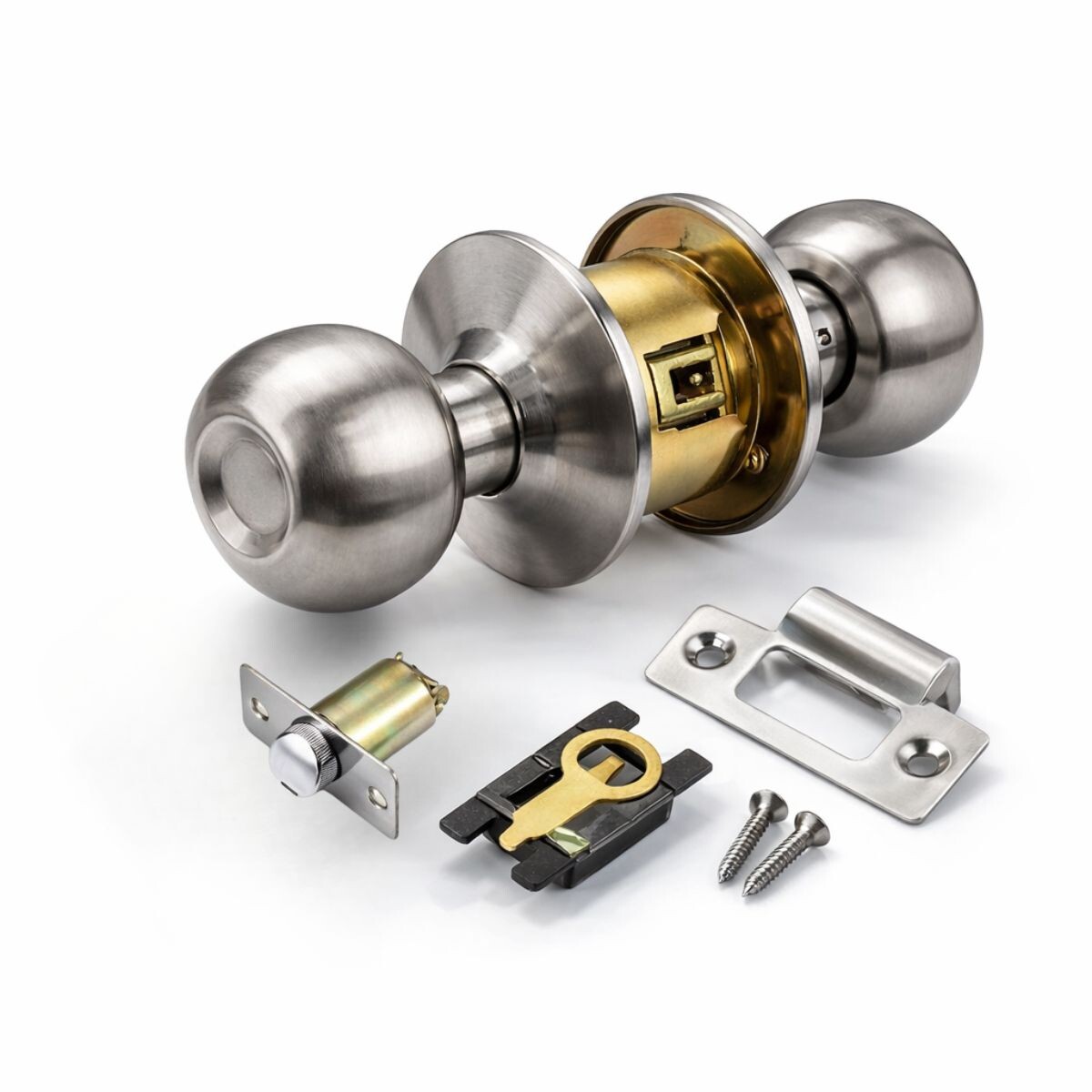 Cerradura Pomo De Puerta Redondo Ciego 