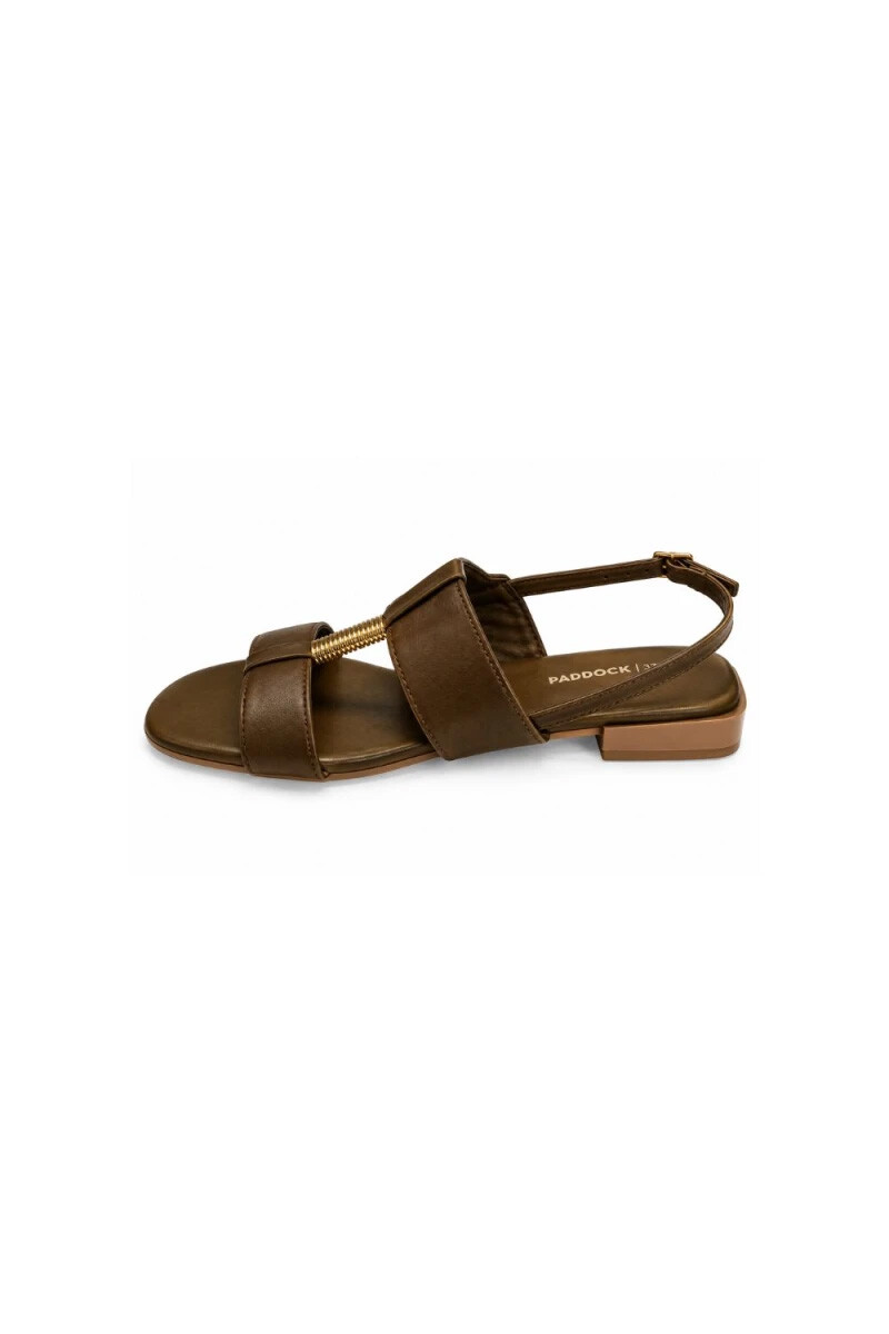Sandalia Paddock Paros Marron