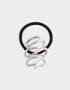 Gomitas Elásticas Cuff Gomita Elástica Cuff Plateado - Plateado