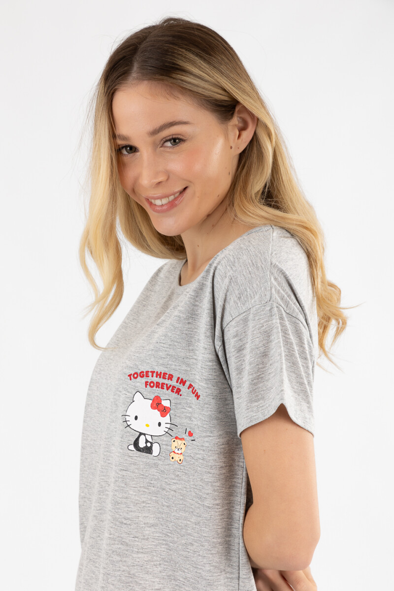 Camison 1 hello kitty Gris melange