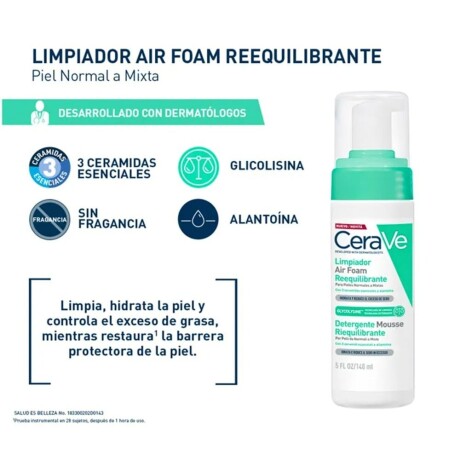 Cerave Limpiador Air Foaming 148ml Cerave Limpiador Air Foaming 148ml
