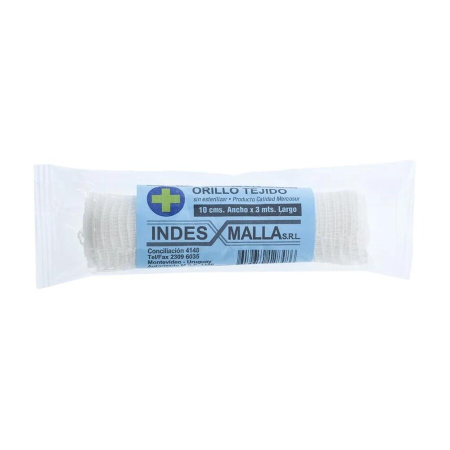 Venda de Gasa 10 cm x 3 m - Indes Malla Venda de Gasa 10 cm x 3 m - Indes Malla