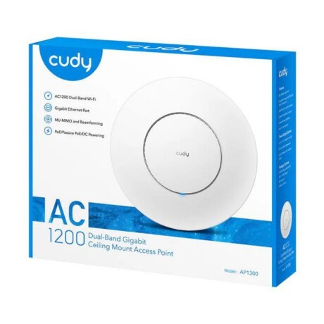 Access Point Cudy Wifi AC1200 con Adaptador Cc 001