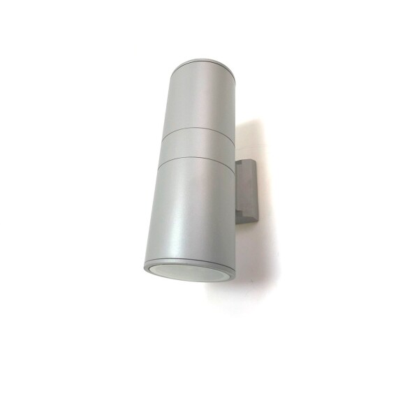 Aplique Exterior Cilíndrico 2xE27 Max 100W Negro Aplique Exterior Cilíndrico 2xE27 Max 100W Negro