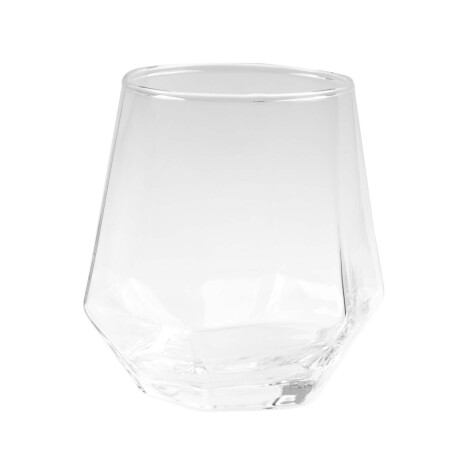 VASO ROMBO I 310ML VIDRIO TRANSPARENTE