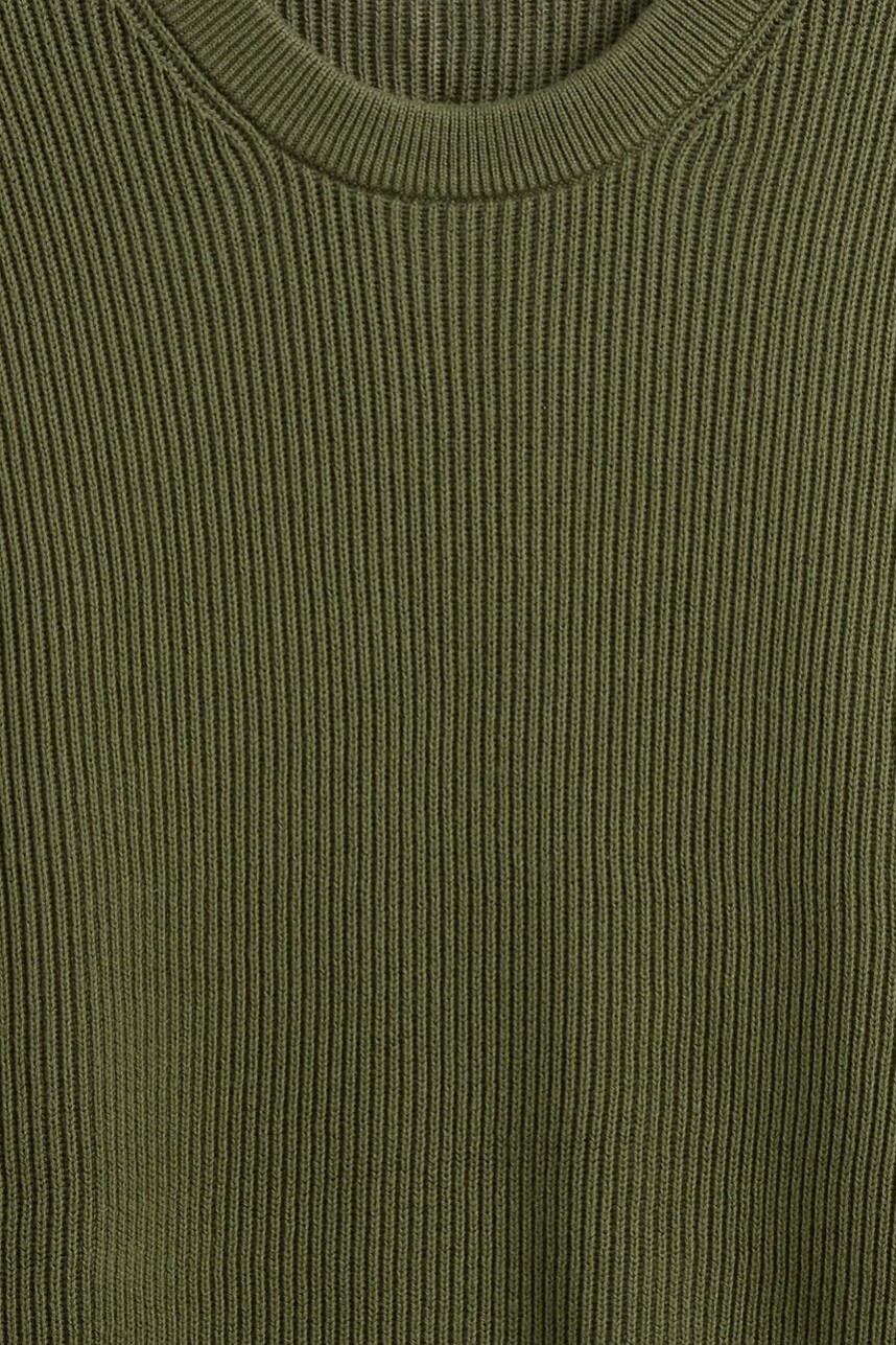 Buzo Rib Hombre Army Jacket Green