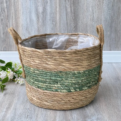Canasto Cesto Yute Natural Ubiraci Alto 27cm x Ø 34cm Canasto Cesto Yute Natural Ubiraci Alto 27cm x Ø 34cm