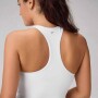 Top Anywhere Cropped Built-In Bra Mujer Classic White