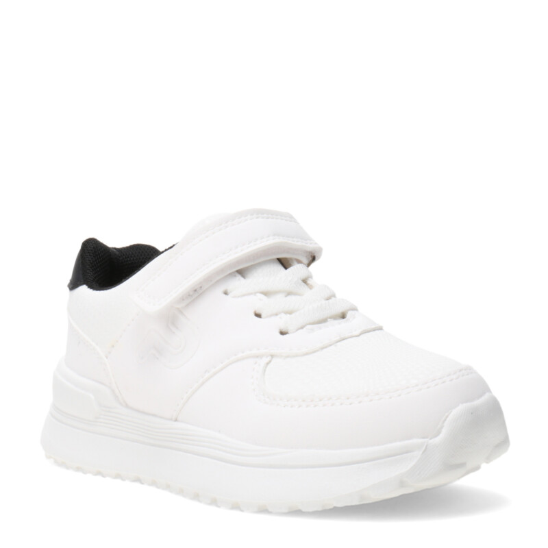 Championes Infantiles Push BAIXA con velcro y Blanco