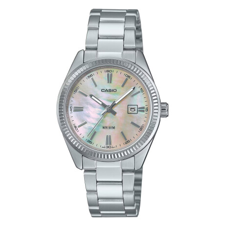 Reloj Casio en Acero Inoxidable Plateado 0