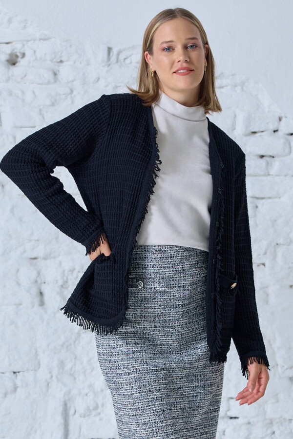 Chaqueta Tejida NEGRO
