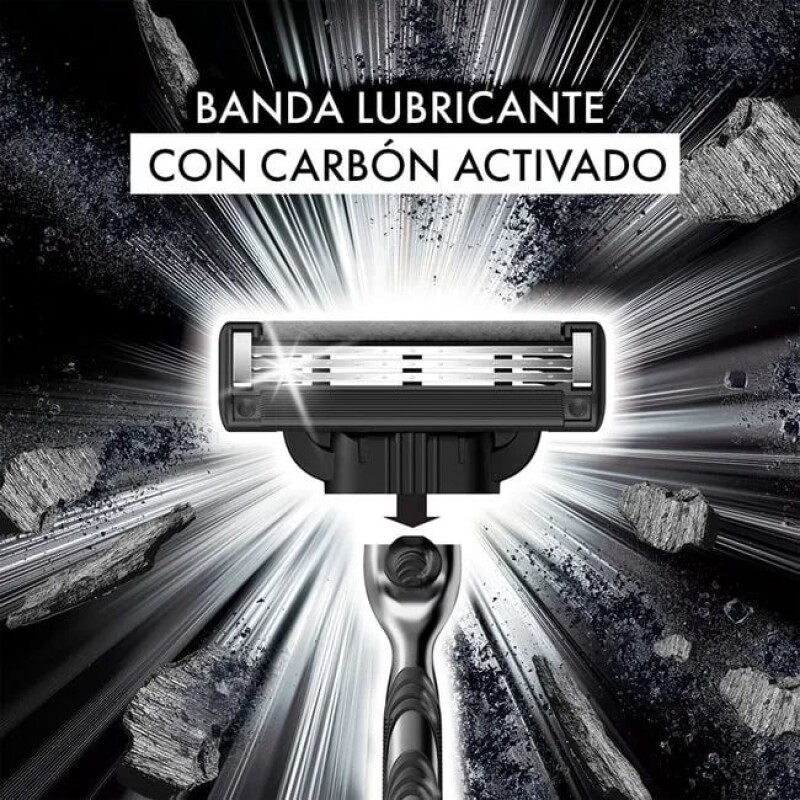 Afeitadora Gillette Mach 3 Carbon 1 Unidad Afeitadora Gillette Mach 3 Carbon 1 Unidad