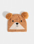 Gorros Infantiles Animalito Gorro Tejido De Osito - Marron Beige