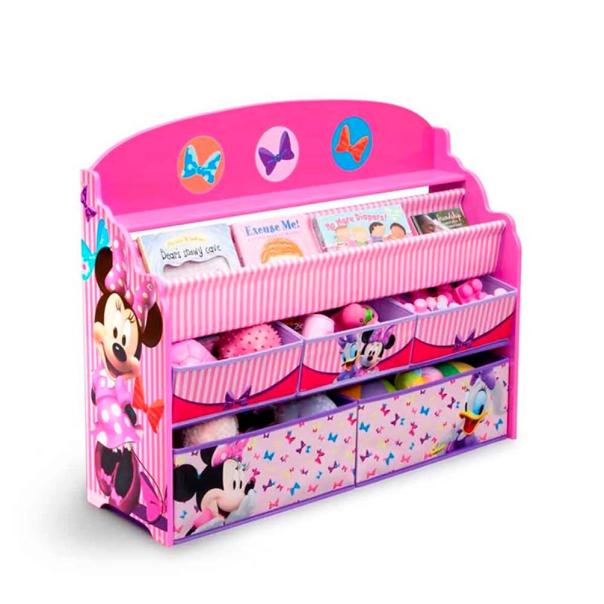 Organizador de Libros y Juguetes Deluxe - Diseño Minnie Mouse 