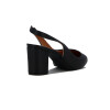 Vizzano Zapato Clasico Dama Taco Bajo Cuadrado C/ Pulsera Negro