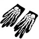 Guantes Negro Diseño Calavera Guantes Negro Diseño Calavera