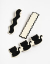 Horquillas con Accesorios Animales Set De 3 Horquillas Bicolor Funny. - Combinacion Bicolor