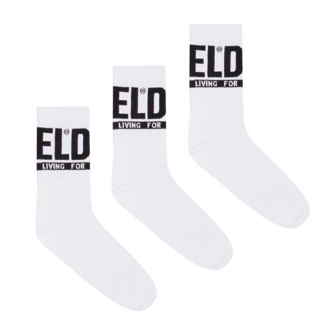 Medias Para Hombre Skm-Ray-3 Pack Blanco