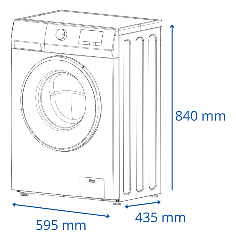 Lavadora James Lr1008 Bl 6 Kg Slim Espacios Reducidos Color Blanco Lavadora James Lr1008 Bl 6 Kg Slim Espacios Reducidos Color Blanco