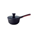 OLLA CACEROLA CUORI NERO 18CM 1,9 LITROS NEGRO