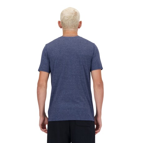 Remera New Balance de Hombre - HEATHERTECH - MT41070NNH BLUE