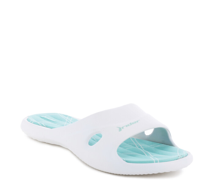 Slide Feet Fem Blanco/Verde