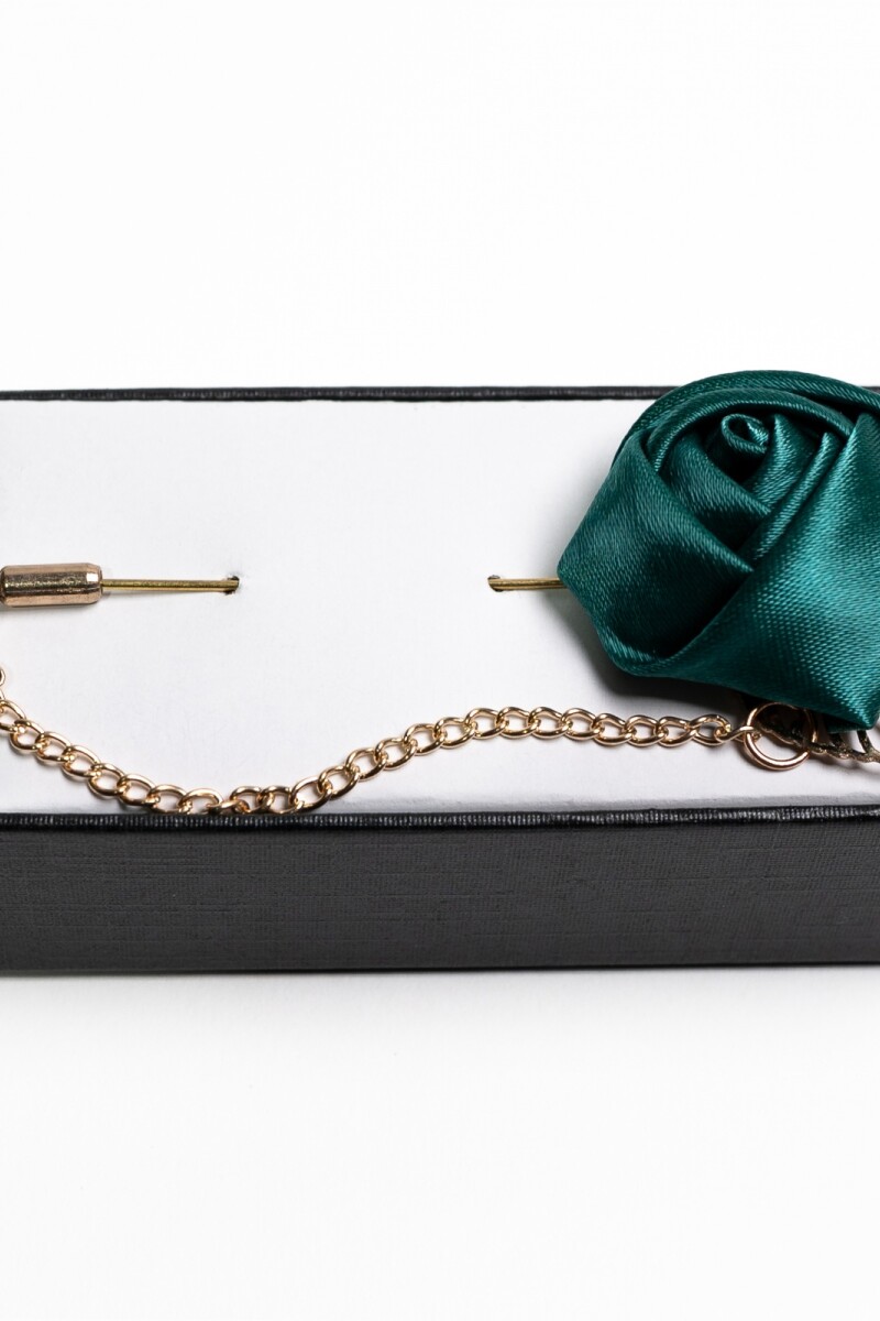 Pin para el Ojal Diseño Flor VERDE