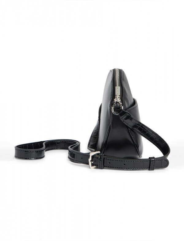 Cartera Crossbody Con Monedero NEGRO