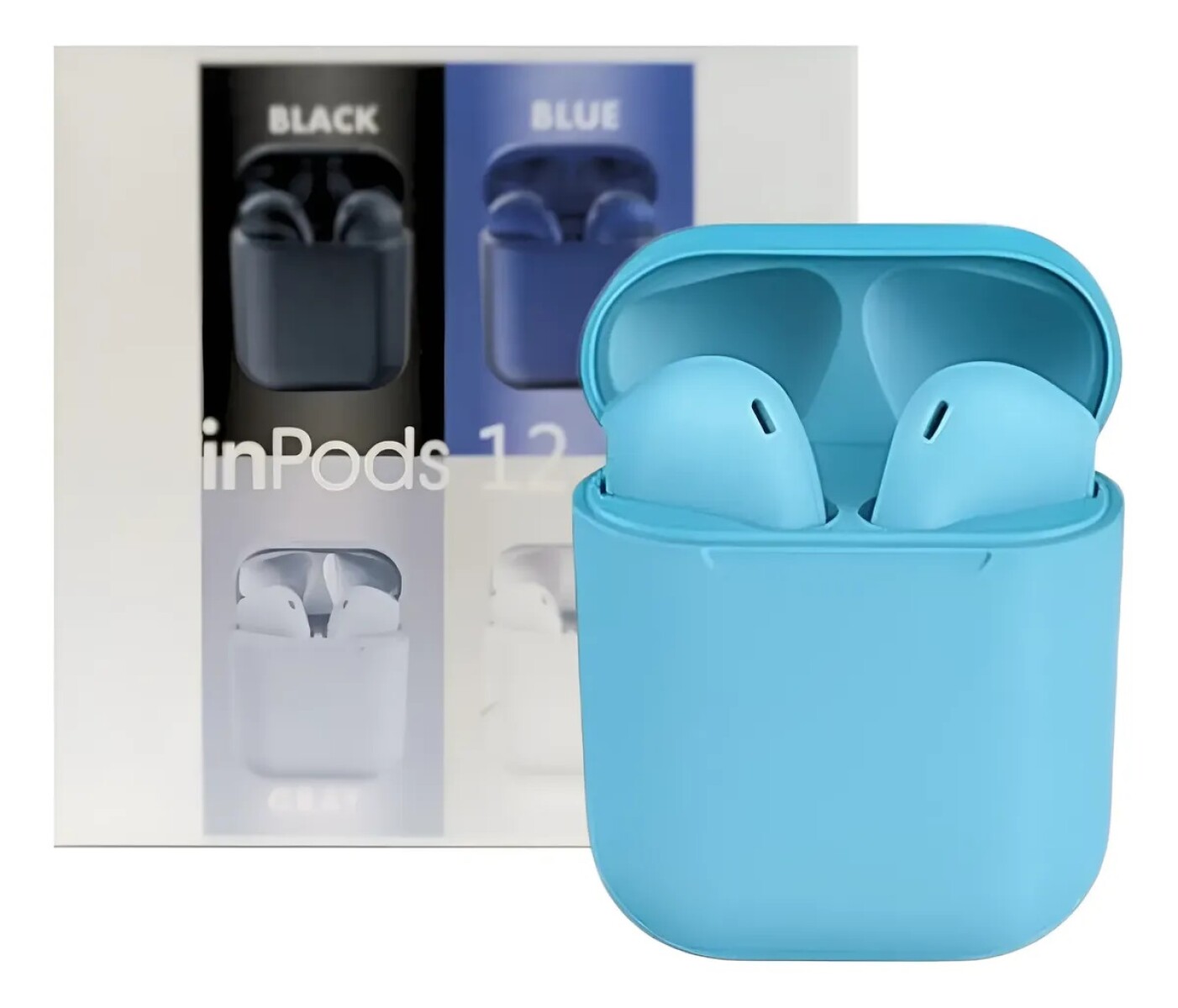 Auriculares Inpods 12 Simple - CELESTE 