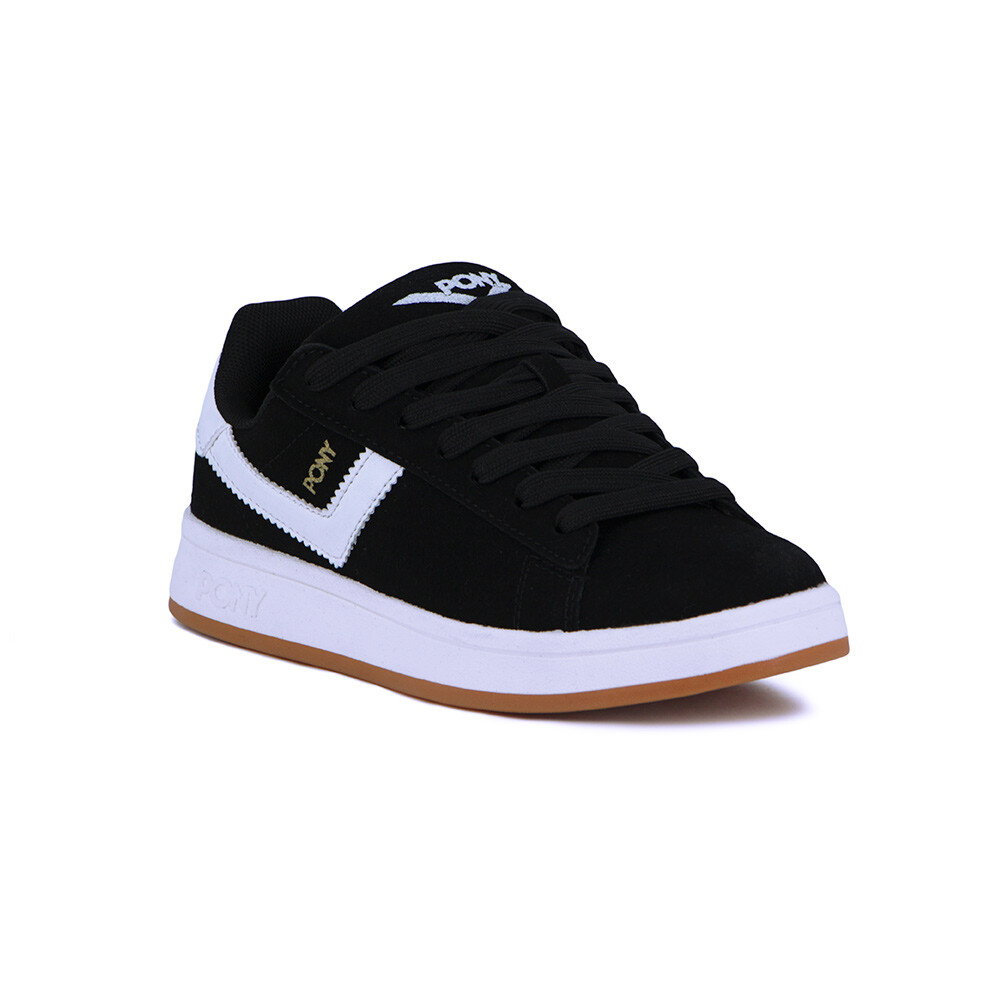 Pony Calzado Lifestyle Square Gamuza Hombre - negro/blanco Negro-Blanco