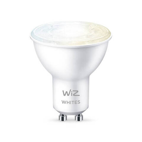 Lámpara dicroica LED WIZ blanca con wifi 4,9W GU10 L27410