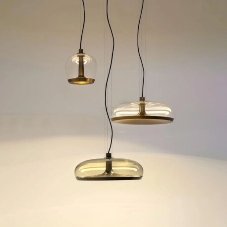 LUMINARIA DE TECHO GLASS LIGHT Ocre - UNICO