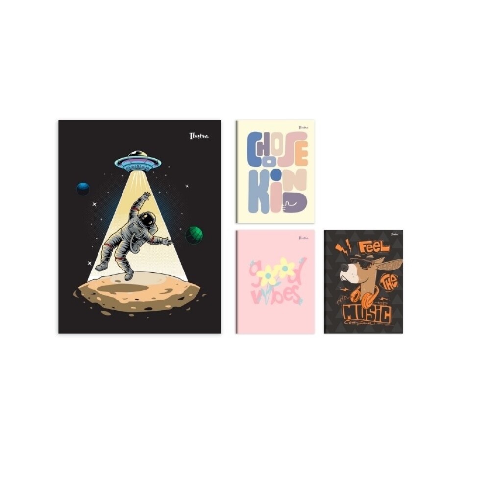 Cuaderno Ilustra 48 Hojas Liso Tapa Flexible Escolar CUADERNO 48H ILUSTRA LISO TAPA FLEXIBLE