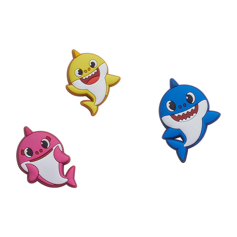 Jibbitz™ Charm Baby Shark 3 Pack Multicolor