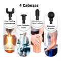 Masajeador Eléctrico Corporal Recargable con 4 Cabezales y 6 Velocidades Masajeador Eléctrico Corporal Recargable con 4 Cabezales y 6 Velocidades