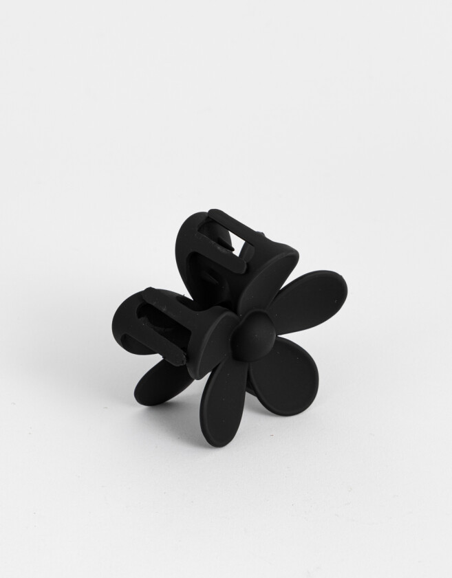 Broche Con flores Broche Flor - Negro