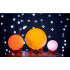 Lámpara Veladora Luna Con Base Madera 18cms Luces Rgb Táctil Lámpara Veladora Luna Con Base Madera 18cms Luces Rgb Táctil