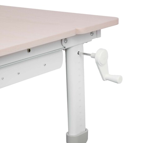 ESCRITORIO REGULABLE KIDS MDF-Y-METAL BLANCO GALILEO 1,2M