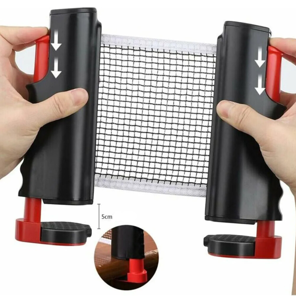 Red Extendible Para Mesa De Ping Pong negro