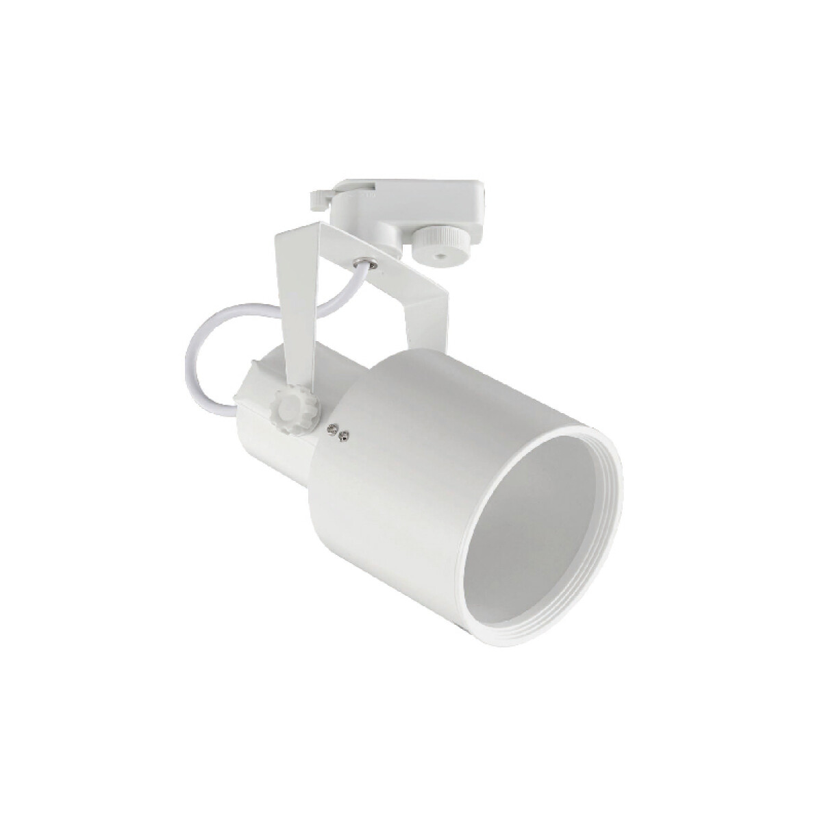 Spot de riel en metal blanco 1XE27 - IX9616 