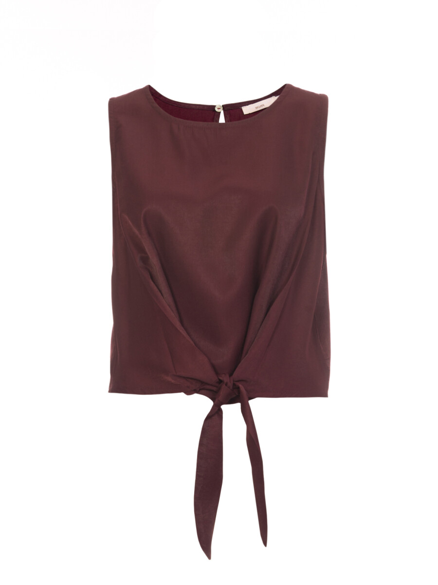 Blusa con nudo 