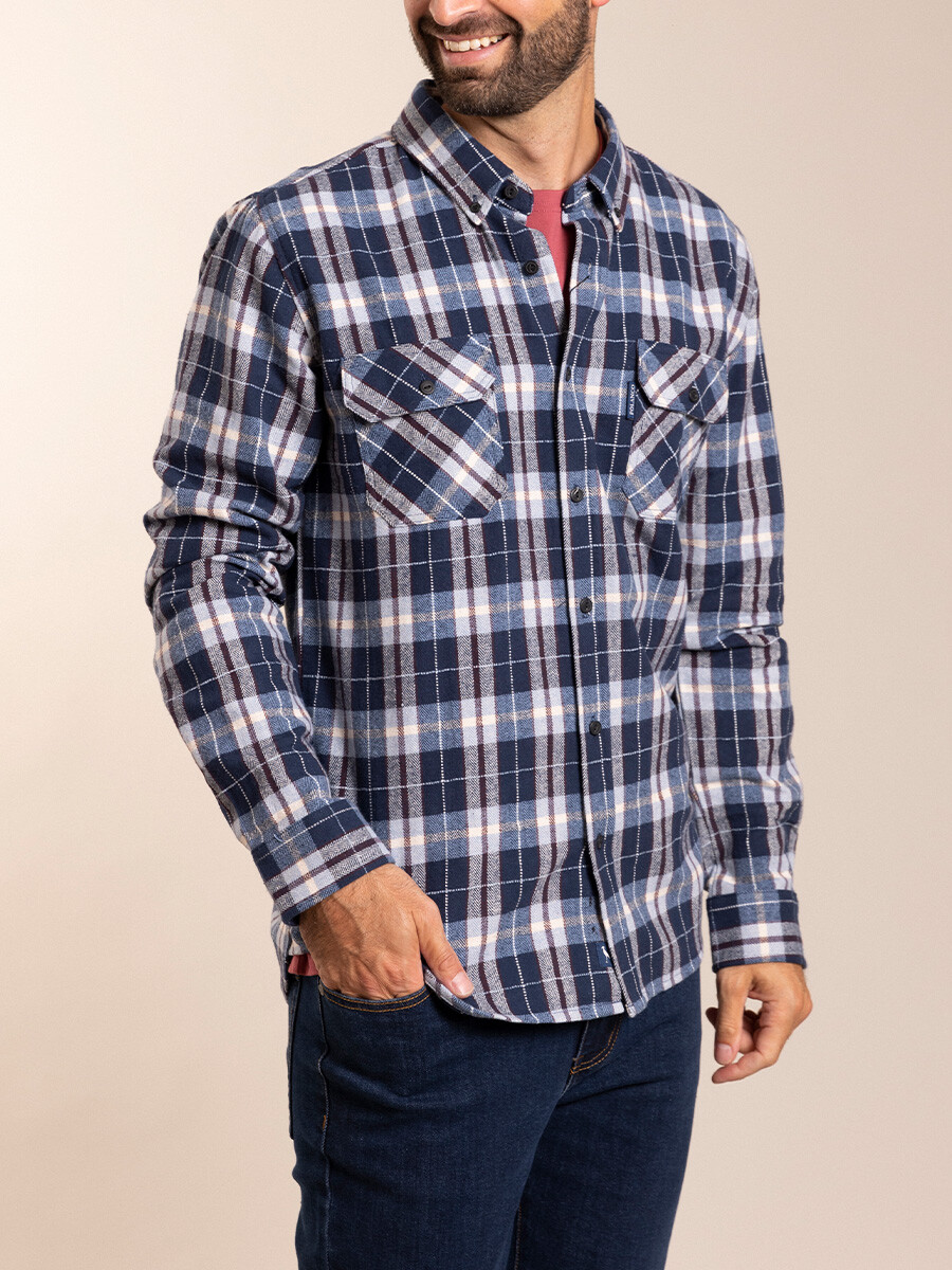 CAMISA BLURO POLANCO - Azul Marino 