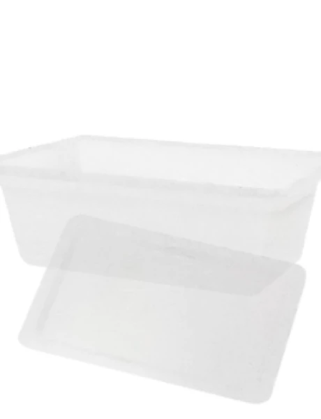 RECIPIENTE P/ GUARDAR ALIMENTOS C/ TAPA. 46x30x23CM RECIPIENTE P/ GUARDAR ALIMENTOS C/ TAPA. 46x30x23CM