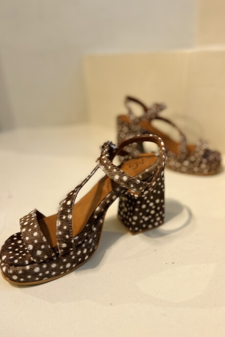 Dots Sandal Chocolate